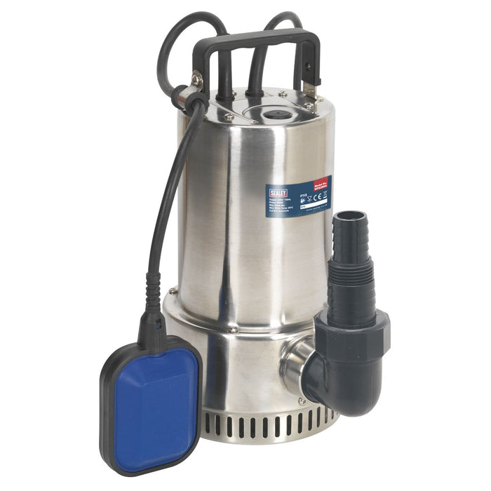 Sealey Submersible Stainless Water Pump Automatic 250L/min 230V WPS250A Sealey - Dynamic Drive