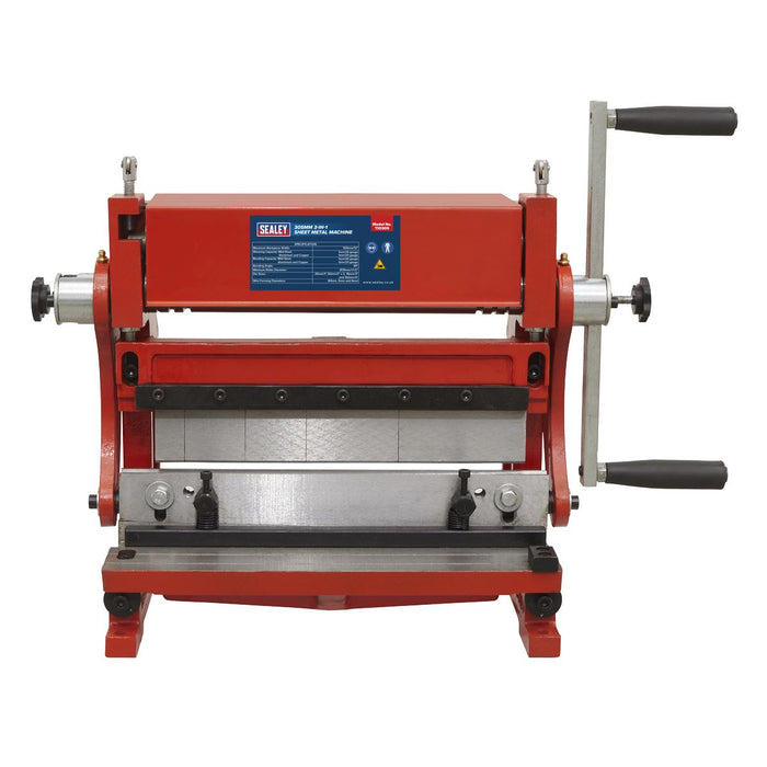 Sealey 3-in-1 Sheet Metal Machine 305mm TIO305 Sealey - Dynamic Drive