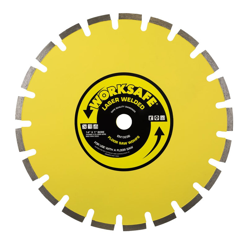 Sealey Floor Saw Blade (Hard)350 x 25mm WDHFS350 Sealey - Dynamic Drive