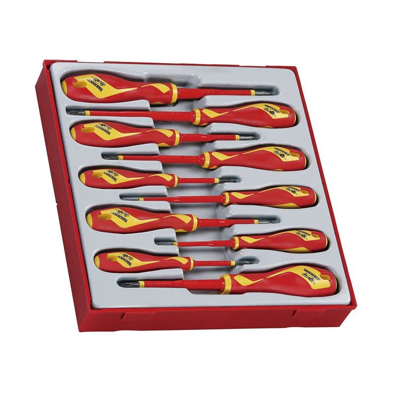 Teng Tools Insulated Screwdriver Set Mixed TT2 10 Pieces Teng Tools - Dynamic Drive