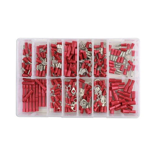Connect Assorted Red Terminals Box 260pc 31850 Tool Connection - Dynamic Drive