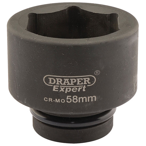 Draper Expert HI-TORQ 6 Point Impact Socket, 1" Sq. Dr., 58mm 05128 Draper - Dynamic Drive