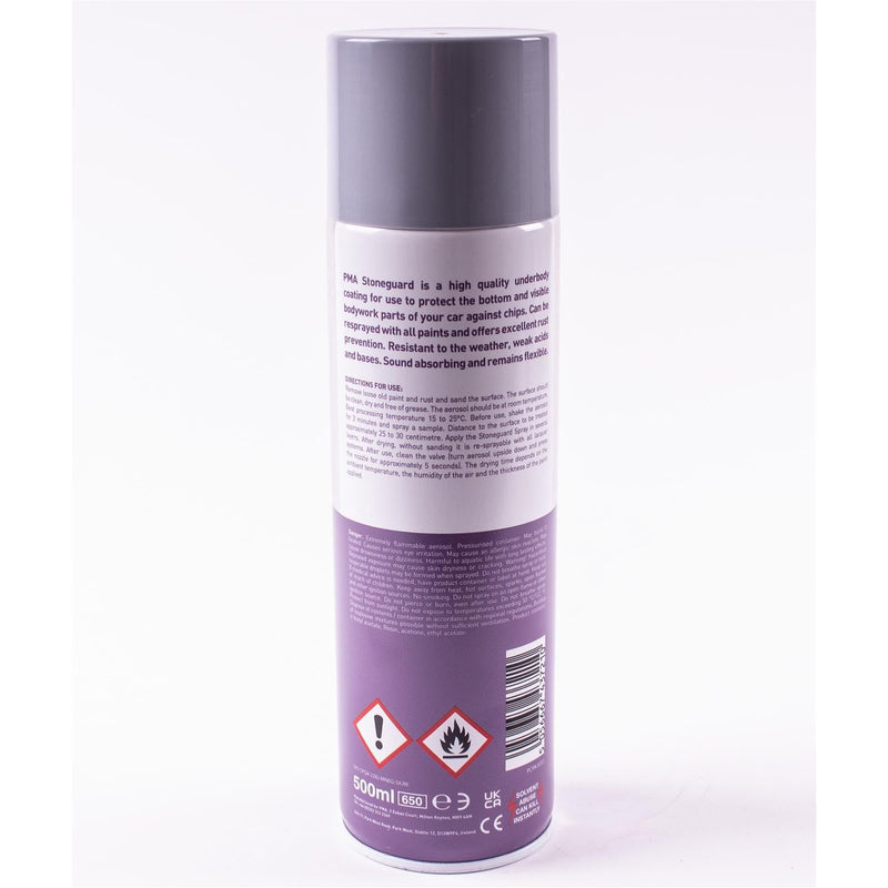 2 x PMA Professional Stone Guard Grey 500ml Spray Paint High Coverage PMA - Dynamic Drive