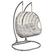Dellonda Double Swinging Egg Chair with Cushion DG61 Dellonda - Dynamic Drive