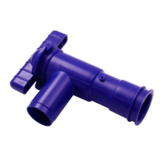 28mm Blue Plastic Drain Tap for Caravans & Motorhomes Nova  - Dynamic Drive