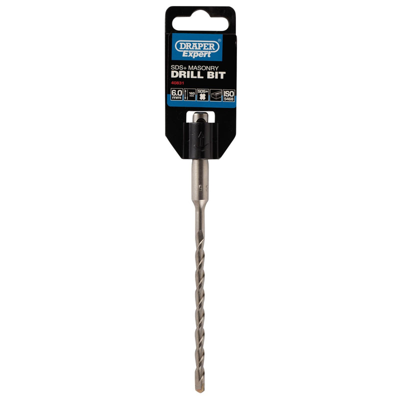 Draper SDS+ Masonry Drill Bit, 6.0 x 160mm 40831 Draper - Dynamic Drive