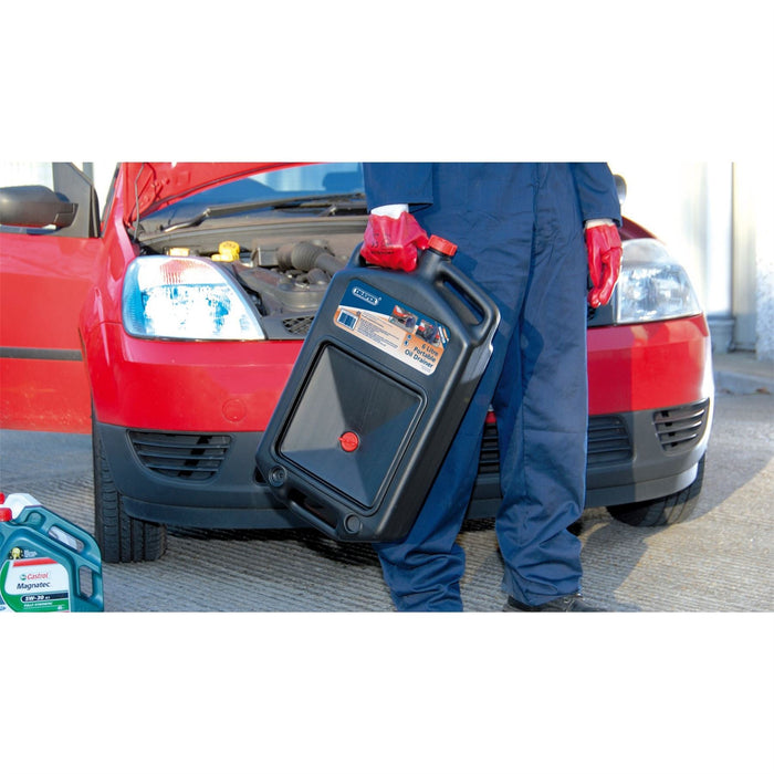 Draper Portable Oil Drainer, 8L 22493 Draper - Dynamic Drive