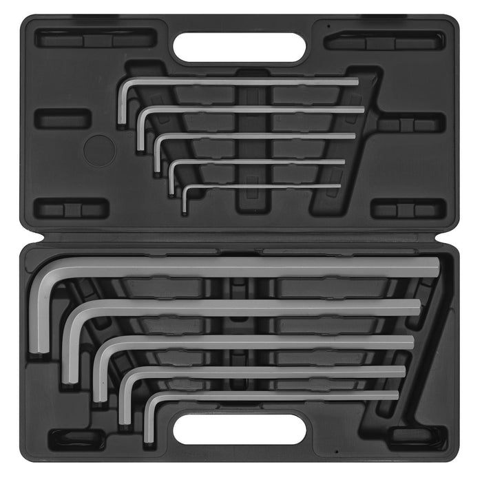 Sealey Jumbo Hex Key Set 10pc Extra-Long Metric AK6143 Sealey - Dynamic Drive