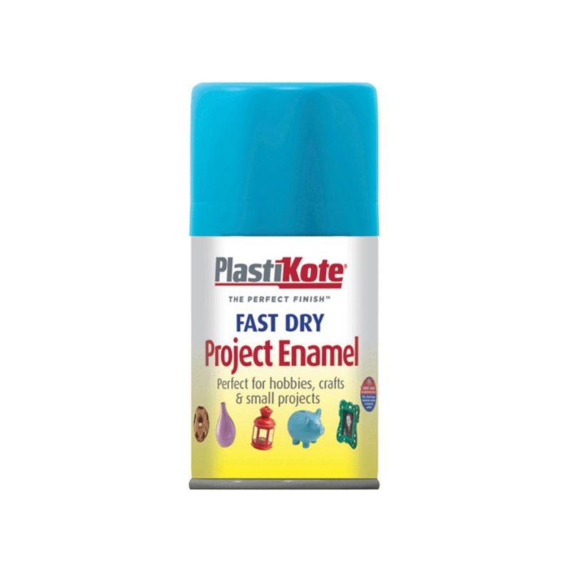 Plastikote Fast Dry Enamel Aerosol Sky Blue 100ml PlastiKote - Dynamic Drive