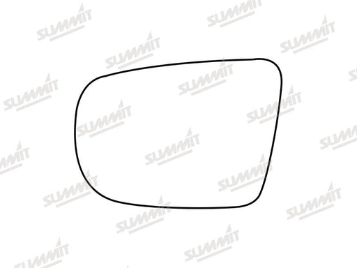 Summit Stick-On Standard Mirror Glass fits Subaru Legacy 03 to 09 LHS Summit - Dynamic Drive