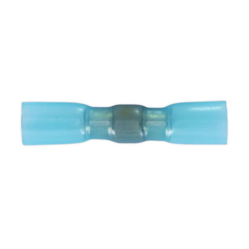 Sealey Heat Shrink Butt Connector with Crimp & Solder Blue Pack of 25 HSSB25B Sealey - Dynamic Drive
