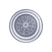 Outdoor Garden Rug Portable Mat for Decking Patio Round Grey/White 150 cm Dia Gardenwize  - Dynamic Drive