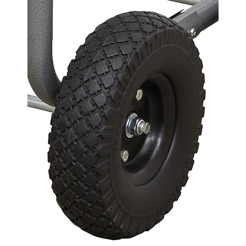 Heavy-Duty Hose Reel Cart with 30m Heavy-Duty Ø19mm Hot & Cold Rubber Water Hose Sealey - Dynamic Drive
