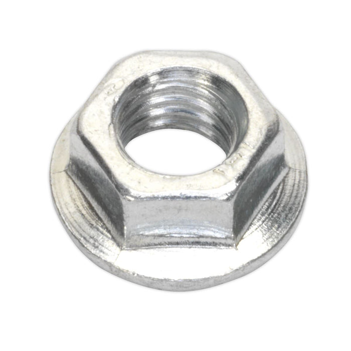 Sealey Flange Nut Serrated M5 Zinc DIN 6923 Pack of 100 FN5 Sealey  - Dynamic Drive