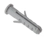Forgefix Nylon Wall Plug Rimmed M6 x 30mm Bag 100 ForgeFix - Dynamic Drive