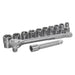 Sealey Socket Set 12pc 1/2"Sq Drive 6pt WallDrive Metric S0505 Sealey - Dynamic Drive