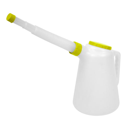 Sealey Oil Container with Lime Lid & Flexible Spout 5L JDL5L Sealey - Dynamic Drive
