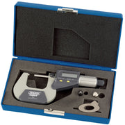 Draper Dual Reading Digital External Micrometer, 0 - 25mm/0 - 1" 46599 Draper - Dynamic Drive