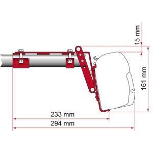 Fiamma F45 Adapter Roof Rail Kit 98655-770 Fiamma - Dynamic Drive