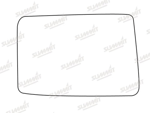 Summit Stick-On Standard Mirror Glass fits Vauxhall Carlton 92 on RHS Summit - Dynamic Drive