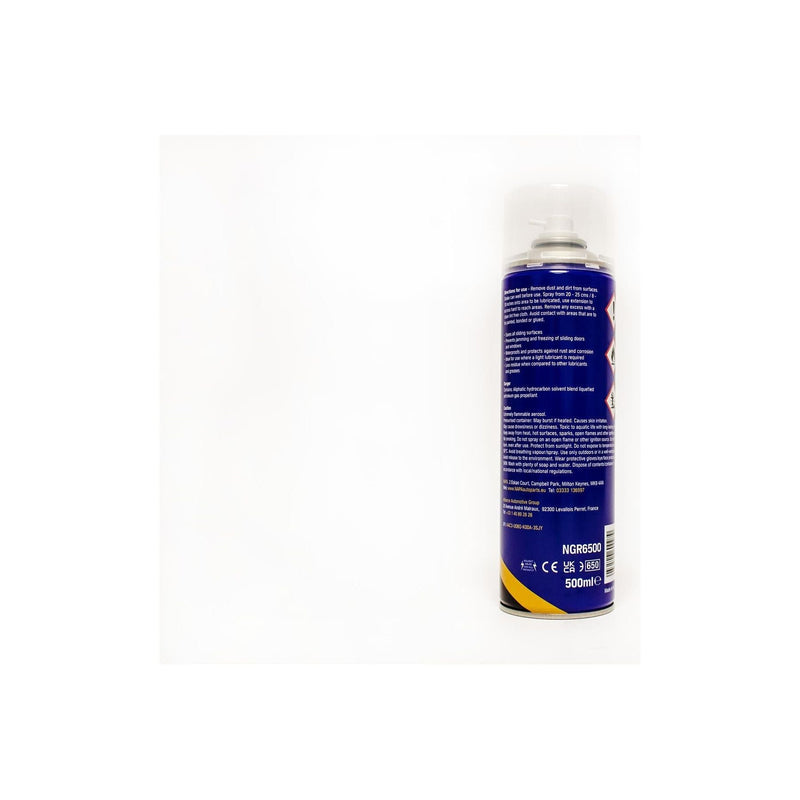 4x NAPA Silicone Lubricant Aerosol Spray Grease Can Water Resistant 500ml NAPA - Dynamic Drive