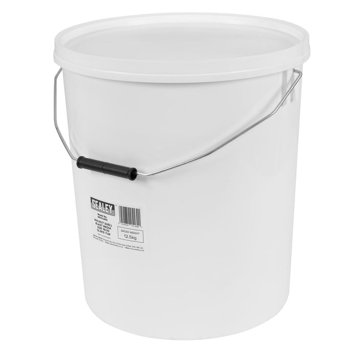 Sealey Walnut Shell Blast Media - Size 16/30 - 12.5kg Tub WS12.5KG Sealey - Dynamic Drive
