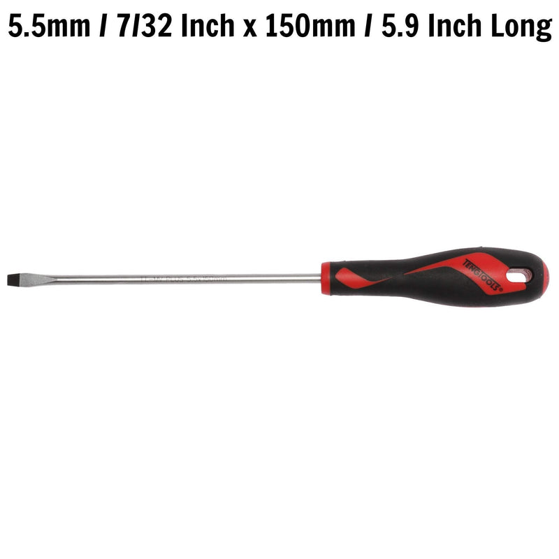 Teng Tools Flat Screwdriver 1.0 x 5.5 x 150mm M Teng Tools - Dynamic Drive