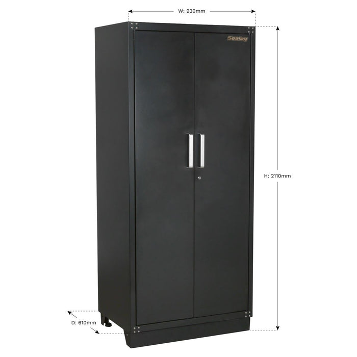 Sealey Modular Full Height Floor Cabinet 930mm Heavy-Duty APMS05 Sealey - Dynamic Drive