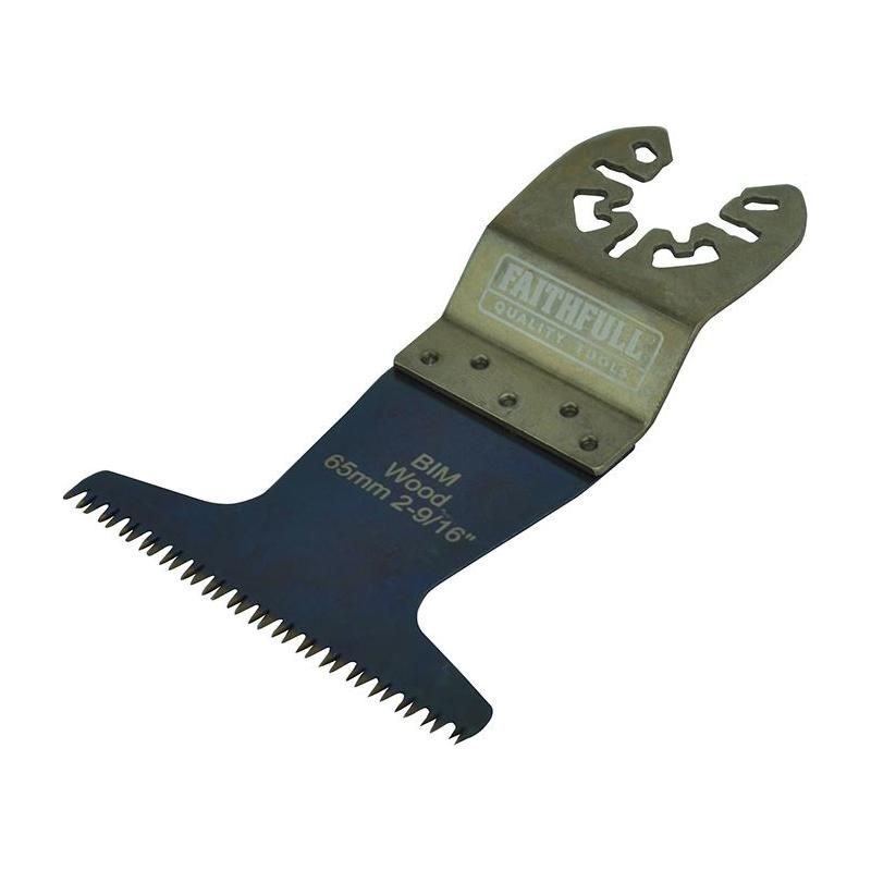 Faithfull Premium Arc Cut Hardwood Bi-Metal Blade 65mm Faithfull - Dynamic Drive