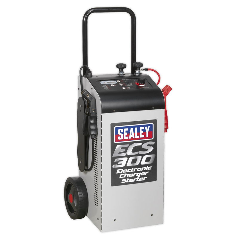 Sealey Electronic Charger Maintainer/Starter 45/300A 12/24V ECS300 Sealey - Dynamic Drive