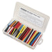 Sealey Heat Shrink Tubing Assortment 180pc 50 & 100mm Mixed Colours HST501MC Sealey - Dynamic Drive