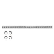 HTD Garage Bar Set 2X60 Cm + 4 Rings 1911040 HTD - Dynamic Drive