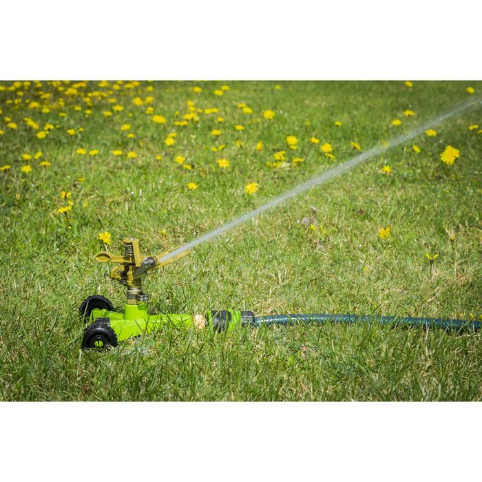 Sealey Pulsating Sprinkler With Metal Wheeled Base JS2034 Sealey - Dynamic Drive
