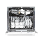 Baridi Tabletop Dishwasher 8 Place Settings 8L Capacity - White DH86 Baridi - Dynamic Drive