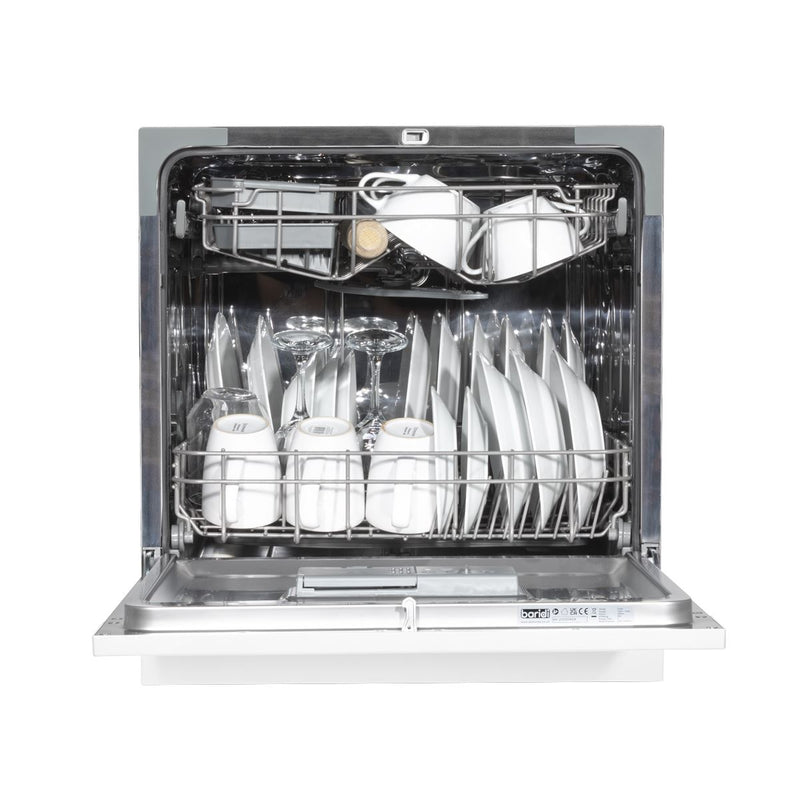 Baridi Tabletop Dishwasher 8 Place Settings 8L Capacity - White DH86 Baridi - Dynamic Drive