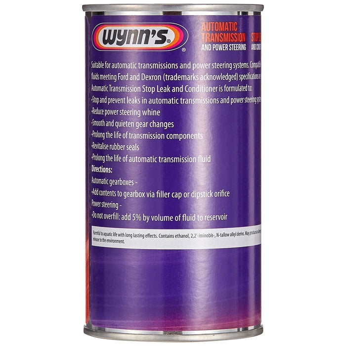 Wynns Auto Transmission & Power Steering Stop Leak & Conditioner - 325ml Wynns - Dynamic Drive