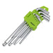 Siegen Siegen Imperial Long Ball-End Hex Key Set 9pc S01261 Siegen - Dynamic Drive