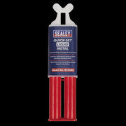 2pk Sealey SCS380 Quick Set Liquid Metal - Chemical Epoxy Metal Repair Syringe Sealey - Dynamic Drive