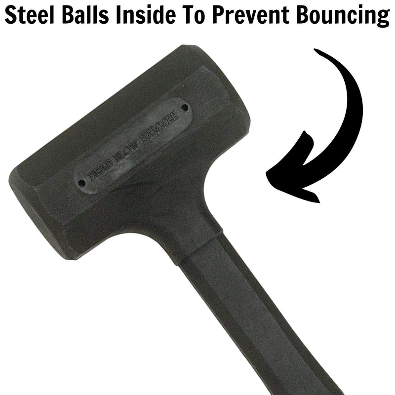 Teng Tools Hammer Dead Blow 55mm Diameter Head 980g Teng Tools - Dynamic Drive