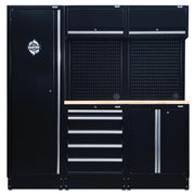 Draper BUNKER Modular Storage Combo with Hardwood Worktop (11 Piece) 04488 Draper - Dynamic Drive