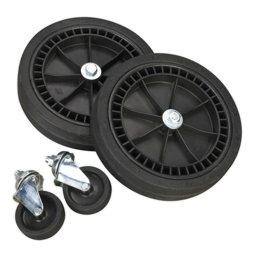 Sealey Wheel Kit for Fixed Compressors 2 Castors & 2 Fixed COMPKIT5 Sealey - Dynamic Drive