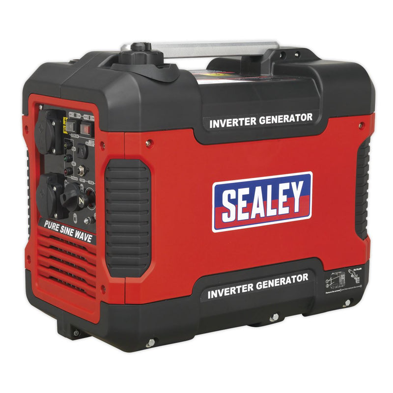 Sealey Inverter Generator 2000W 230V 4-Stroke Engine G2000I Sealey - Dynamic Drive