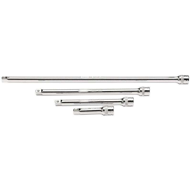 Draper Extension Bar Set, 1/4" Sq. Dr., Polished Chrome (4 Piece) 16765 Draper - Dynamic Drive