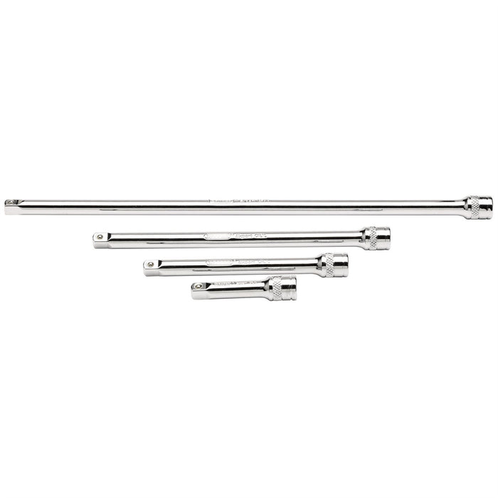 Draper Extension Bar Set, 1/4" Sq. Dr., Polished Chrome (4 Piece) 16765 Draper - Dynamic Drive