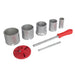 Silverline Tungsten Grit Holesaw Kit 8pce 33 - 83mm Dia Silverline - Dynamic Drive