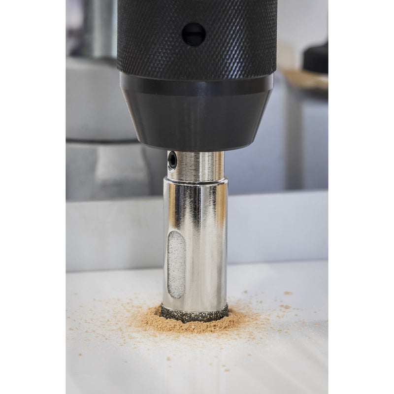 Sealey Electroplated Diamond Hole Saw 18mm DHS18 Sealey - Dynamic Drive
