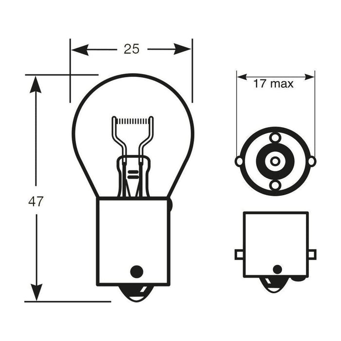Ring Automotive RW241 24V 21W Scc Ba15S Brake/Indicator/Reverse/Rear Fog Ring  - Dynamic Drive