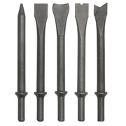 Sealey Air Hammer Chisel Set 170mm 5pc SA11C Sealey - Dynamic Drive
