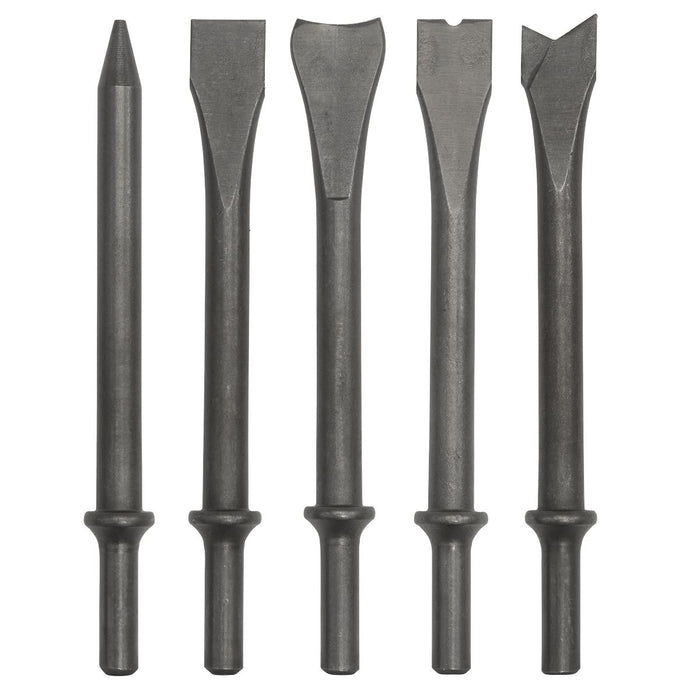 Sealey Air Hammer Chisel Set 170mm 5pc SA11C Sealey - Dynamic Drive