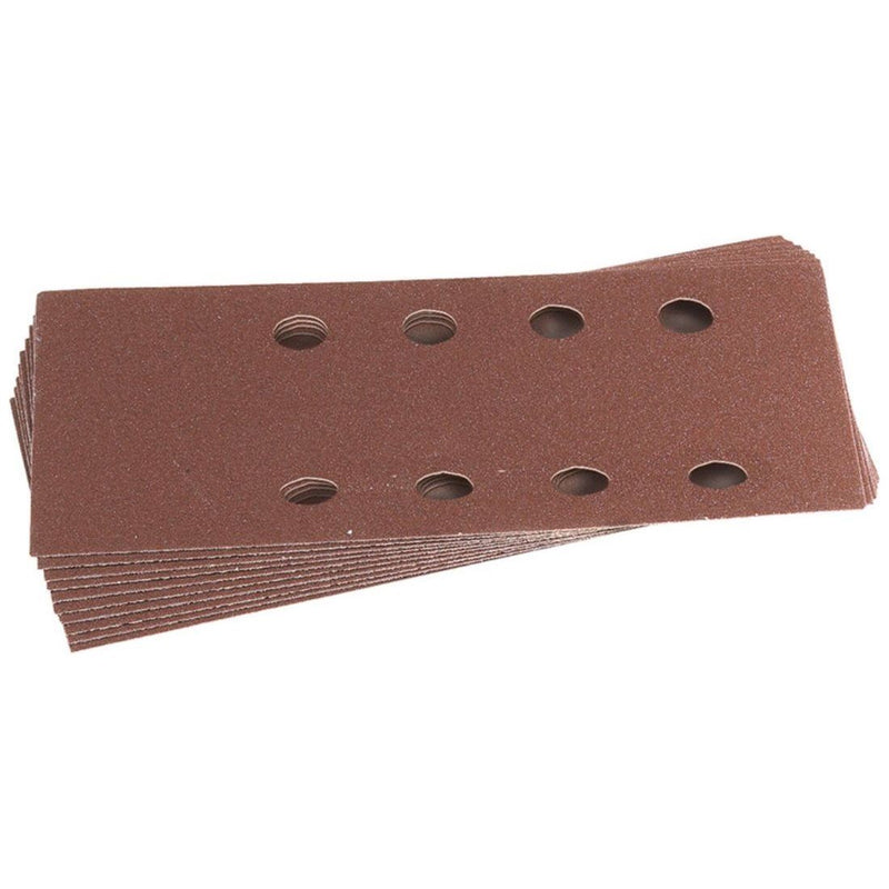 Draper Assorted Grit Aluminium Oxide Sanding Sheets, 90 x 187mm (Pack of 10) Draper - Dynamic Drive